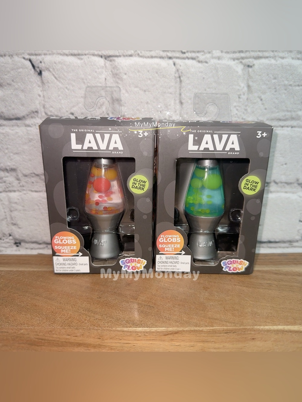 Schylling Lava Lamp NeeDoh Squishy Bundle